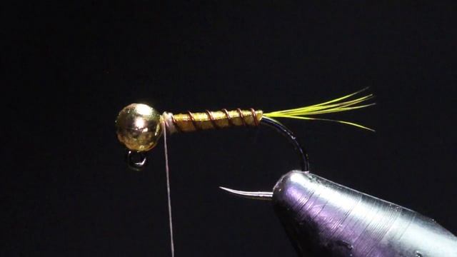 Gold Rollie Nymph Fly Tying Tutorial | The Fly Fiend смотреть онлайн
