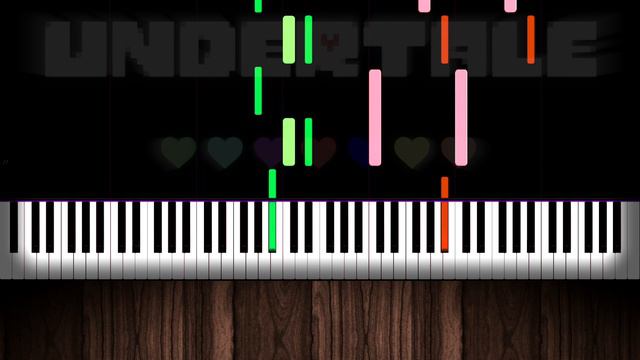 Undertale Main Theme- Piano Tutorial (Midi and Sheet) смотреть онлайн