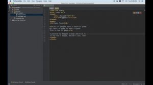 Creating HTML pages in PyCharm