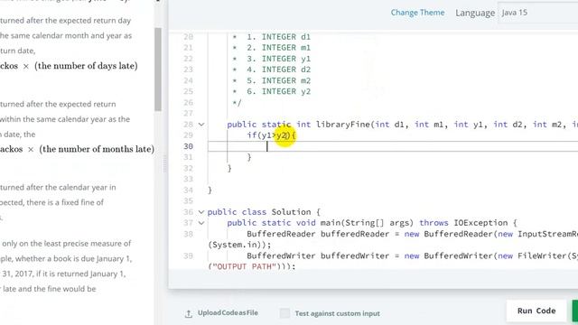 Library Fine Hackerrank Solution - java | Hackerrank Algorithm смотреть онлайн