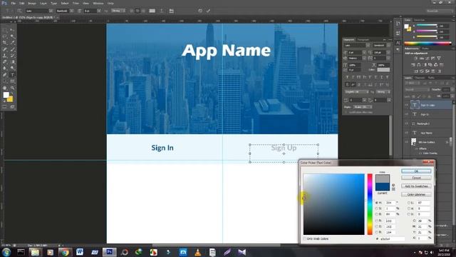 App Login Page UI Design Tutorial in photoshop Step By Step Online Course 4U смотреть онлайн