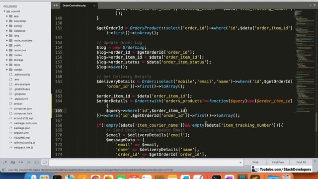 Laravel 9 Tutorial #151 | Multi Vendor E-commerce | Send Item wise Status Email to Users by Vendor смотреть онлайн