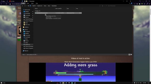 ?Установка модов вручную?tModLoader? смотреть онлайн