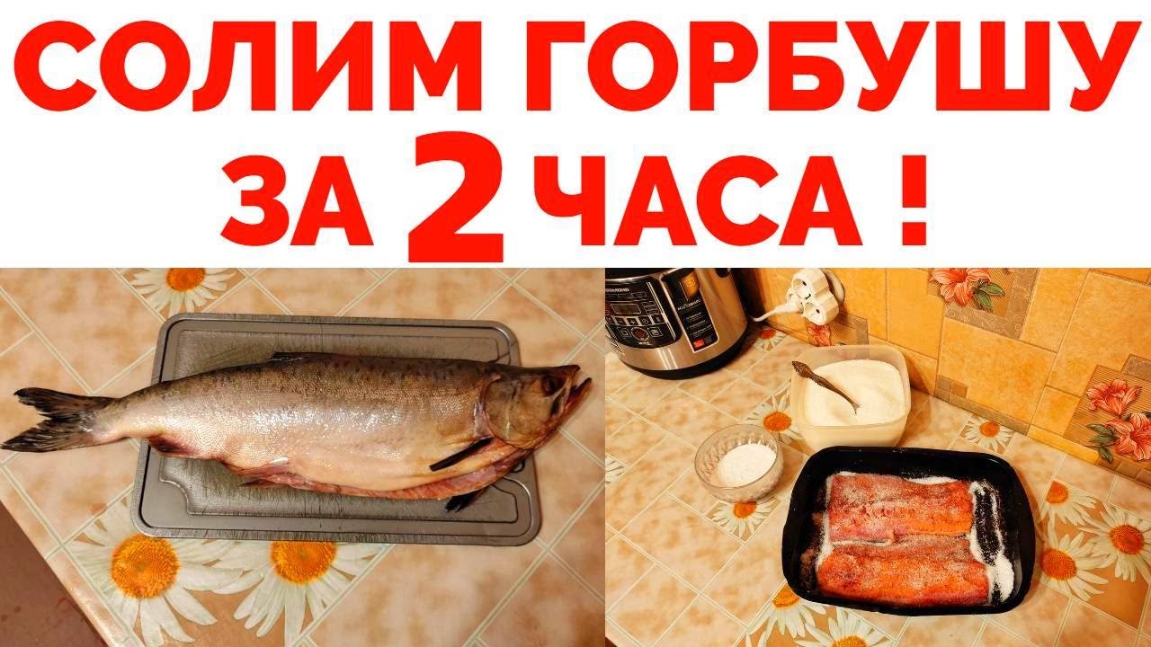 Как посолить вкусно горбушу пошагово ? смотреть онлайн