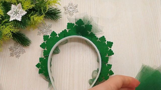 НАРЯДНЫЙ ОБОДОЧЕК ДЛЯ КОСТЮМА "ЁЛОЧКА"!!! ... И НЕ ТОЛЬКО.... смотреть онлайн