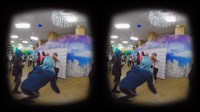 2023.01.08 1808 - Chainsaw man cosplay in hall [KD3D VR180 4K] смотреть онлайн