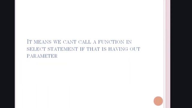 Create function with OUT parameter (Oracle SQL PLSQL Tricky Interview Questions) смотреть онлайн