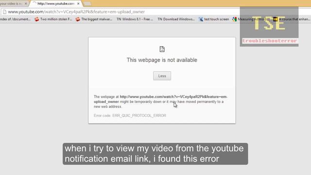 QUIC PROTOCOL ERROR Google chrome / ERR_QUIC_PROTOCOL_ERROR смотреть онлайн