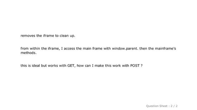 jQuery : How to post data to iframe with Jquery смотреть онлайн