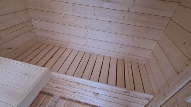 Баня бочка 4 х 2 м. Экспортная баня, со скидкой 50 000 руб., которая не смогла уехать в Германию! смотреть онлайн