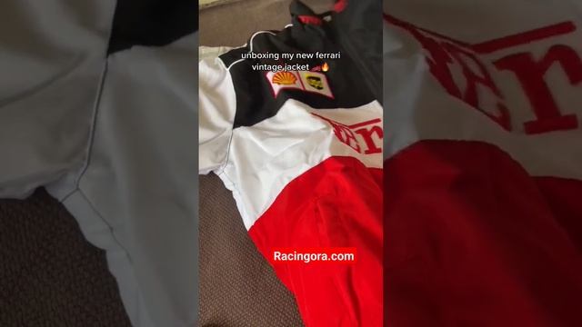 Vintage Racing Ferrari Jacket #ferrari #racingjacket #vintagestyle #f1 смотреть онлайн