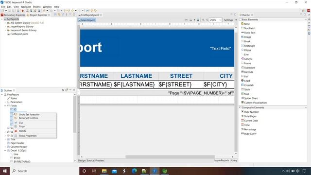 Parameters, Fields and Variables in Jasper Report смотреть онлайн
