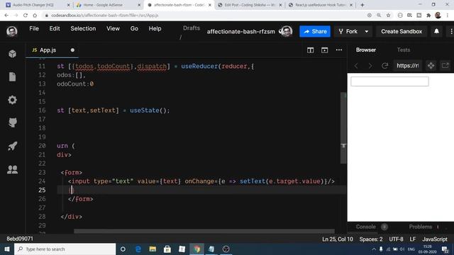 React.js useReducer Hook Todo CRUD Application Tutorial for Beginners 2020 смотреть онлайн