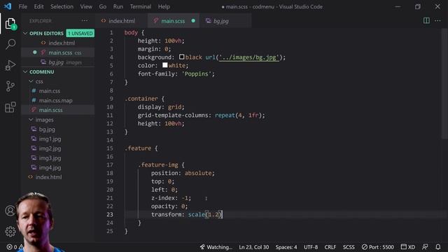 Creating the Call of Duty Menu UI in HTML & CSS! смотреть онлайн