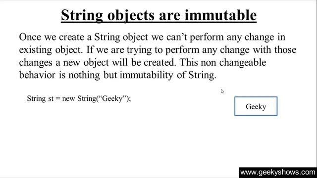 241. String Objects are Immutable in Java Programming (Hindi) смотреть онлайн