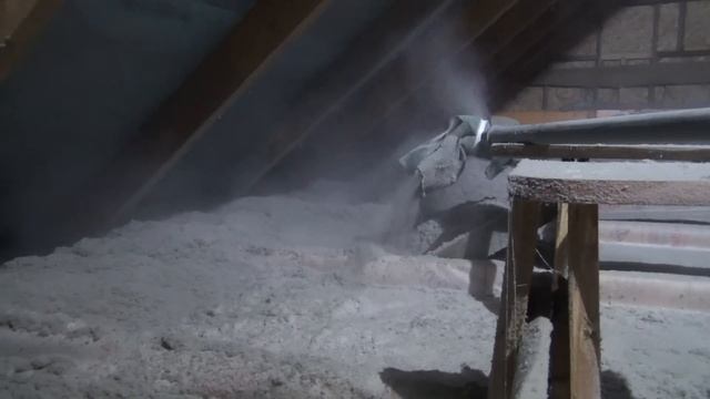 как задуть эковату, самодельный станок  часть 2