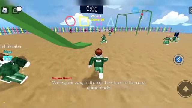 Игра в кальмара в роблокс!|Game in squid in roblox! #1 смотреть онлайн