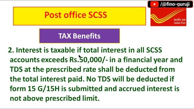 SCSS post office scheme 2023 | Senior citizen saving scheme kya hai | Post office SCSS 2023 смотреть онлайн