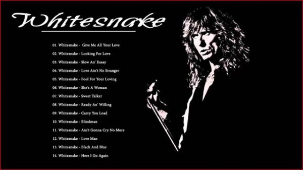 Whitesnake Hit Songs Playlist   Whitesnake Songs Full Album