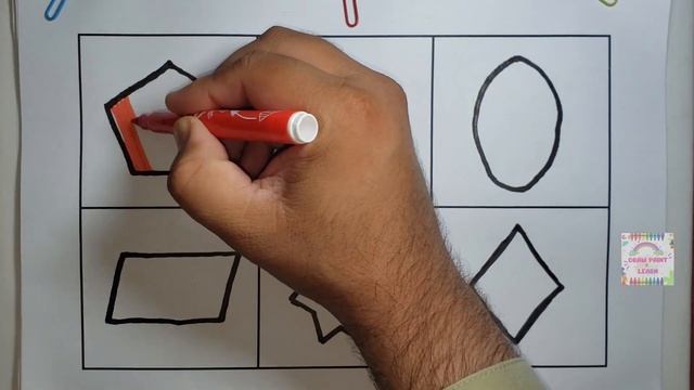 Learn To Draw Shapes For Kids And Toddler| Learn 2d Shapes, Colors Shapes Color Song Preschool Vide