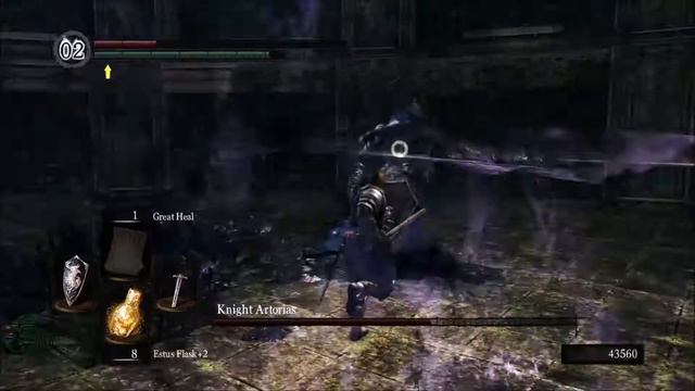 Dark Souls - Knight Artorias Boss Battle (with extra dialogue) смотреть онлайн