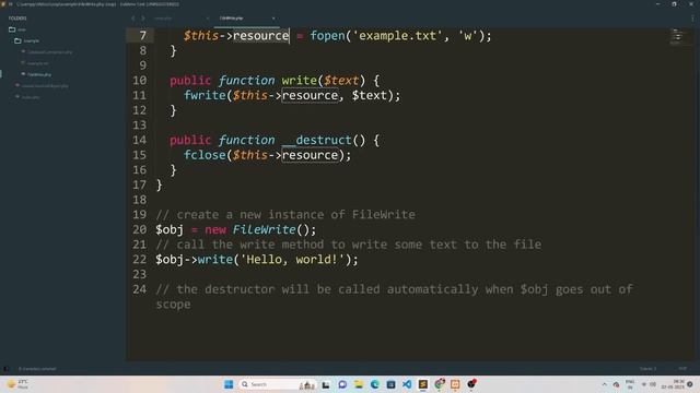 PHP OOP Destructors Explained | Clean Up Your Code and Avoid Memory Leaks l [HINDI] - #4 смотреть онлайн