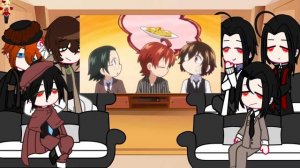“Bsd reaction(lupin trio) part 9/?”|ANGST|AU|Soukoku|Anime, manga, movie spoilers|Requested|Rushed