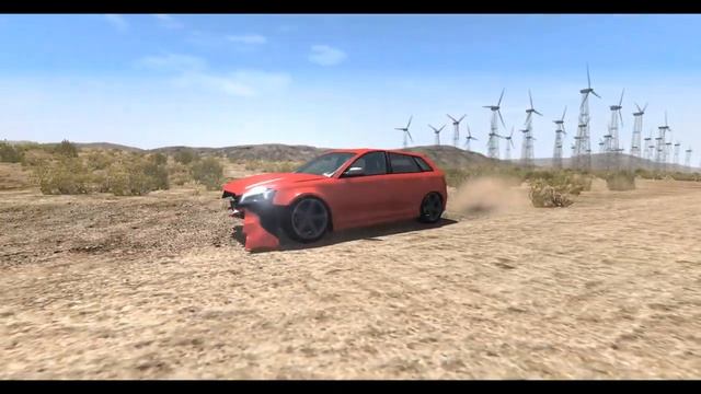 BeamNG Drive- Nevada Interstate Ramp Jump (with crashes!) смотреть онлайн