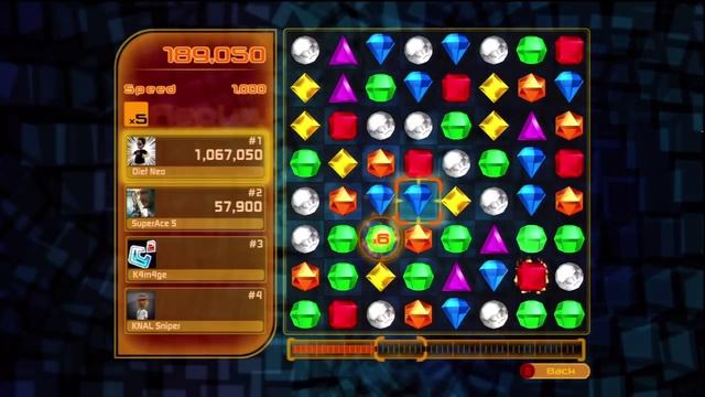 Bejeweled Blitz LIVE: Classic 1,067,050 смотреть онлайн