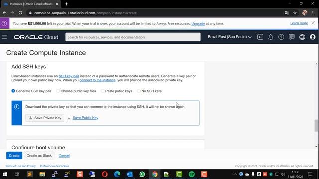 Oracle Cloud - Criando uma Instância Linux смотреть онлайн