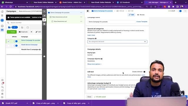 HOW TO CREATE FACEBOOK ADS CAMPAIGN | AWARENESS CAMPAIGN RUN смотреть онлайн