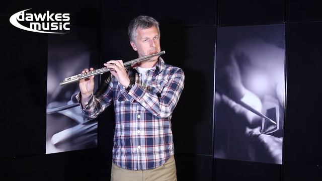 Yamaha YFL 372GL Open Hole Flute with Gold Lip Plate Demo смотреть онлайн