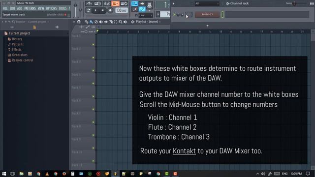 FL Studio - Using MIDI Out Plugin with Kontakt смотреть онлайн