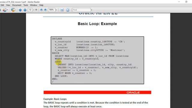Oracle Database 12c/19c: Oracle Database PL SQL Fundamentals Part # 03 смотреть онлайн