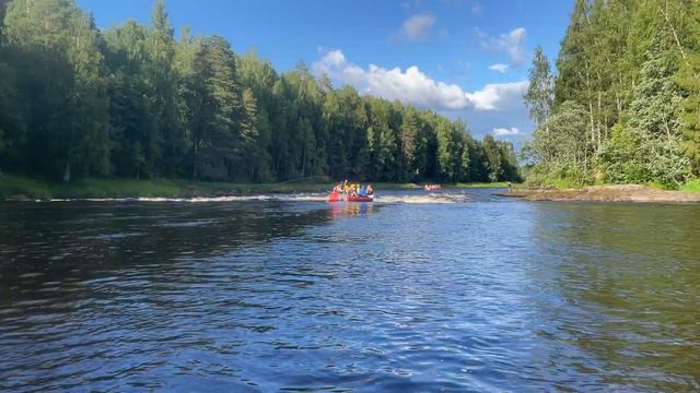 Сплав по реке Шуя в Карелии смотреть онлайн