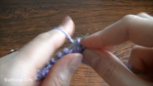 Двухсторонний Ажурный узор с волнистым краем - узоры со скрещенными петлями. Вязание спицами № 370