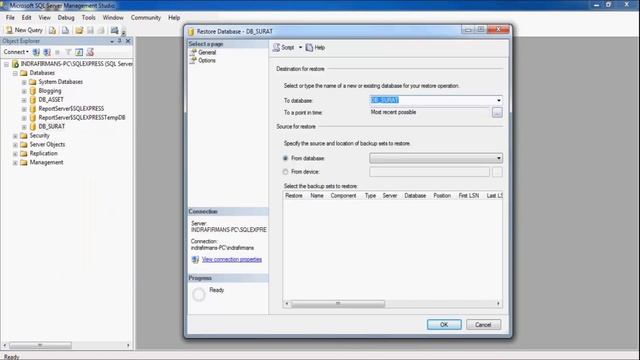 How Import Back Up database to Microsoft SQL Server смотреть онлайн