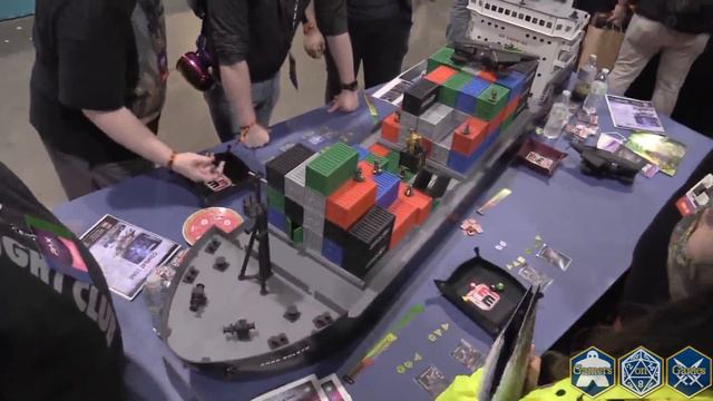 Monster Fight Club Cyberpunk Combat Zone Miniatures Game Demo PAX UNPLUGGED 2022 смотреть онлайн