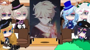 Реакция Фонтейн на путешественника || Genshin Impact || Gacha club || Ledi Diana ||