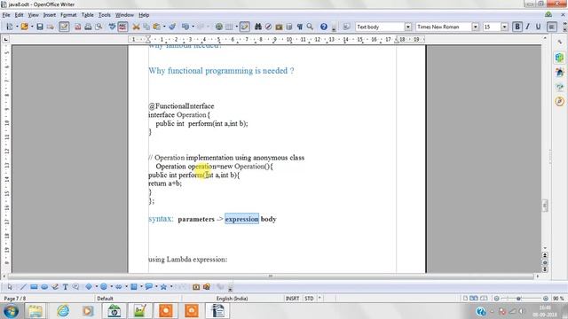 Lambda Expression in java 8 смотреть онлайн