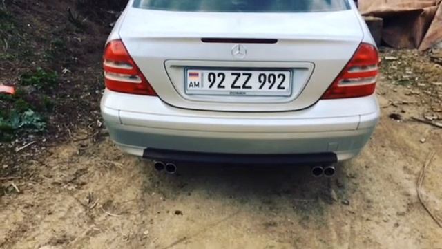 Мерседес w203 c55 amg тюнинг выхлопной системы! Армения ?? смотреть онлайн