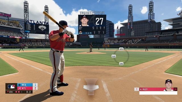 R.B.I. Baseball 20 - Nintendo Switch Gameplay - Braves vs Marlins смотреть онлайн