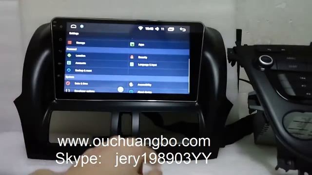 Ouchuangbo car audio gps Faw Besturn X80 2013-2016 Android 6 0 system settings смотреть онлайн