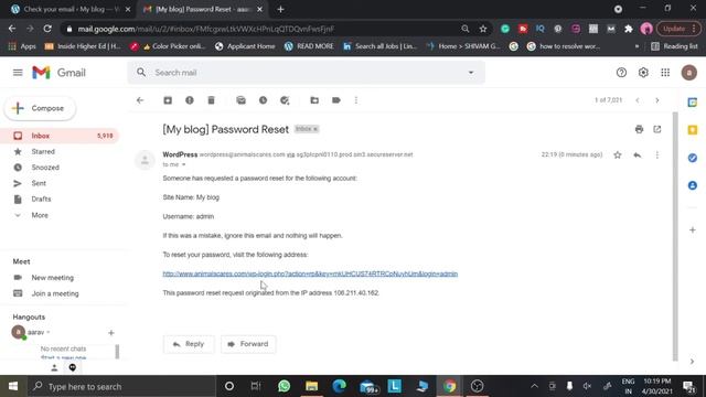 how to reset your WordPress password in Hindi смотреть онлайн