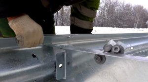 Монтаж двухстороннего барьерного ограждения ДД бригадами Предприятие ПИК