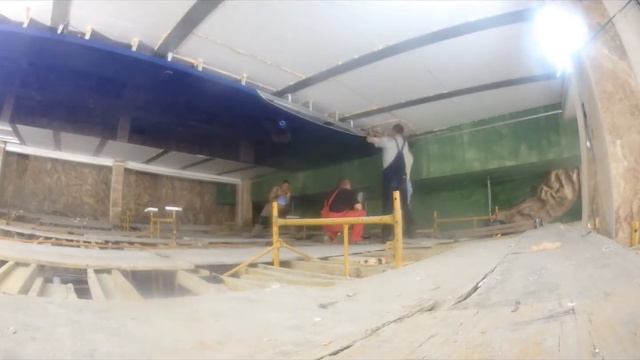Опънат таван над басейн!! смотреть онлайн