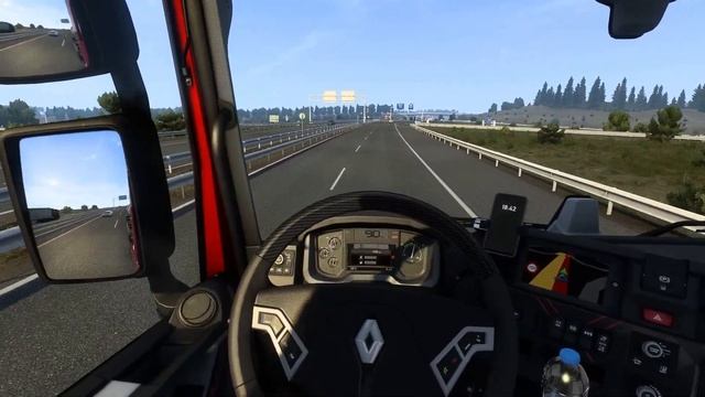 Euro truck simulator 2 v 1.40.3.3s IBERIA | новый RENAULT -T EVO | ets 2 | на русском | ets 2 Росси смотреть онлайн
