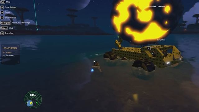 Island Hopping in AMPHIBIOUS Monster Trucks for MORE Salvage! (Trailmakers Stranded in Space Ep. 5) смотреть онлайн