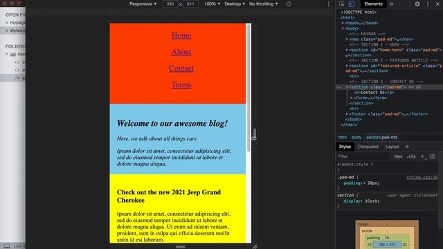 Introduction to CSS Media Queries [ Unit #2 CSS ] смотреть онлайн