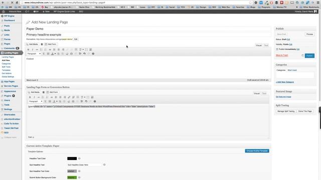 Using Forms in WordPress Landing Pages смотреть онлайн
